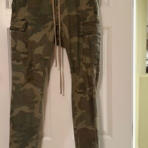 PacSun Olive Camouflage Cargo Pants